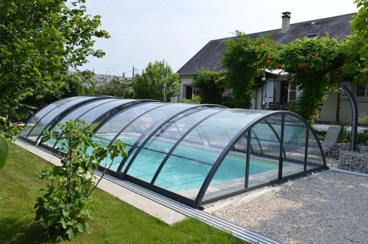 Au Coeur Du Bien Etre, Chambre D'Hotes Avec Piscine Chauffee Et Couverte, Spa, Sauna, Massages Monteaux Eksteriør bilde